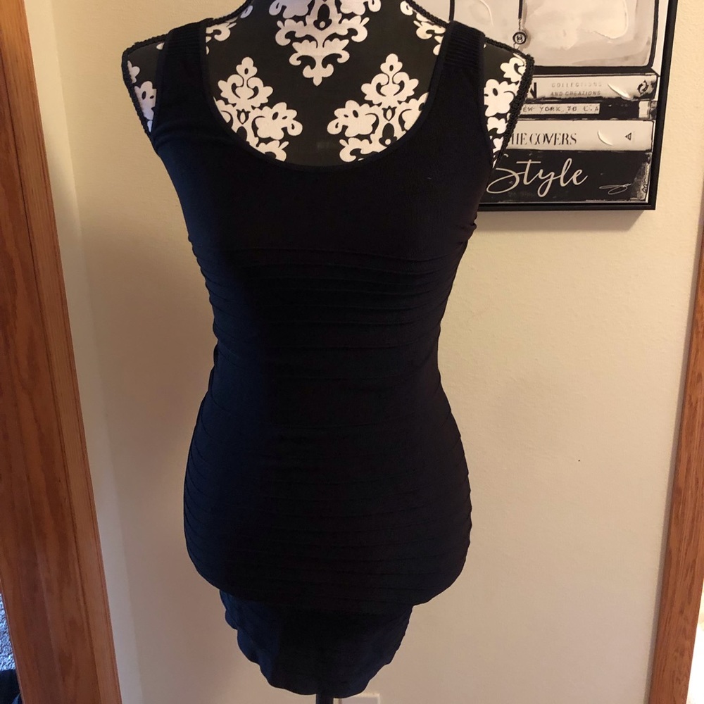 Black Body Con Dress